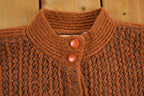 Vintage 1980s Knitted Marella Zip Up Sweater