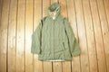 Vintage 1980s Military Styled Long Light Jacket