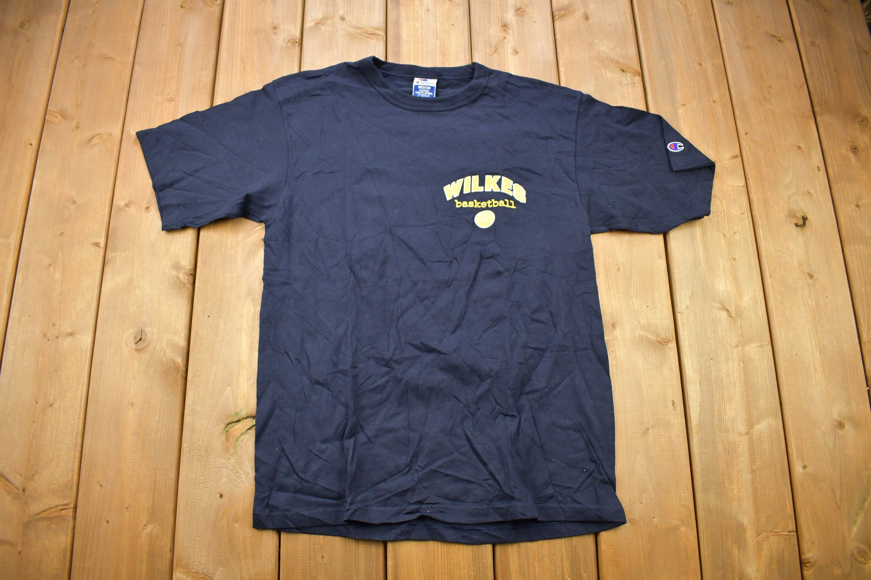 Vintage 1990s Wilkes University Basketball Collegiate Champion T-Shirt