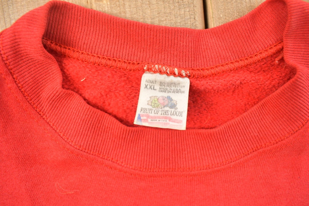 Vintage 1990s Blues Society Crewneck Sweatshirt