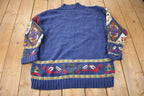 Vintage 1990s Gallagher KnitMock Neck Sweater