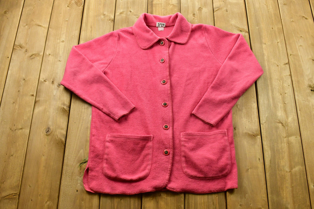 Vintage 1990's Cottage Cove Blank Button Down Sweatshirt