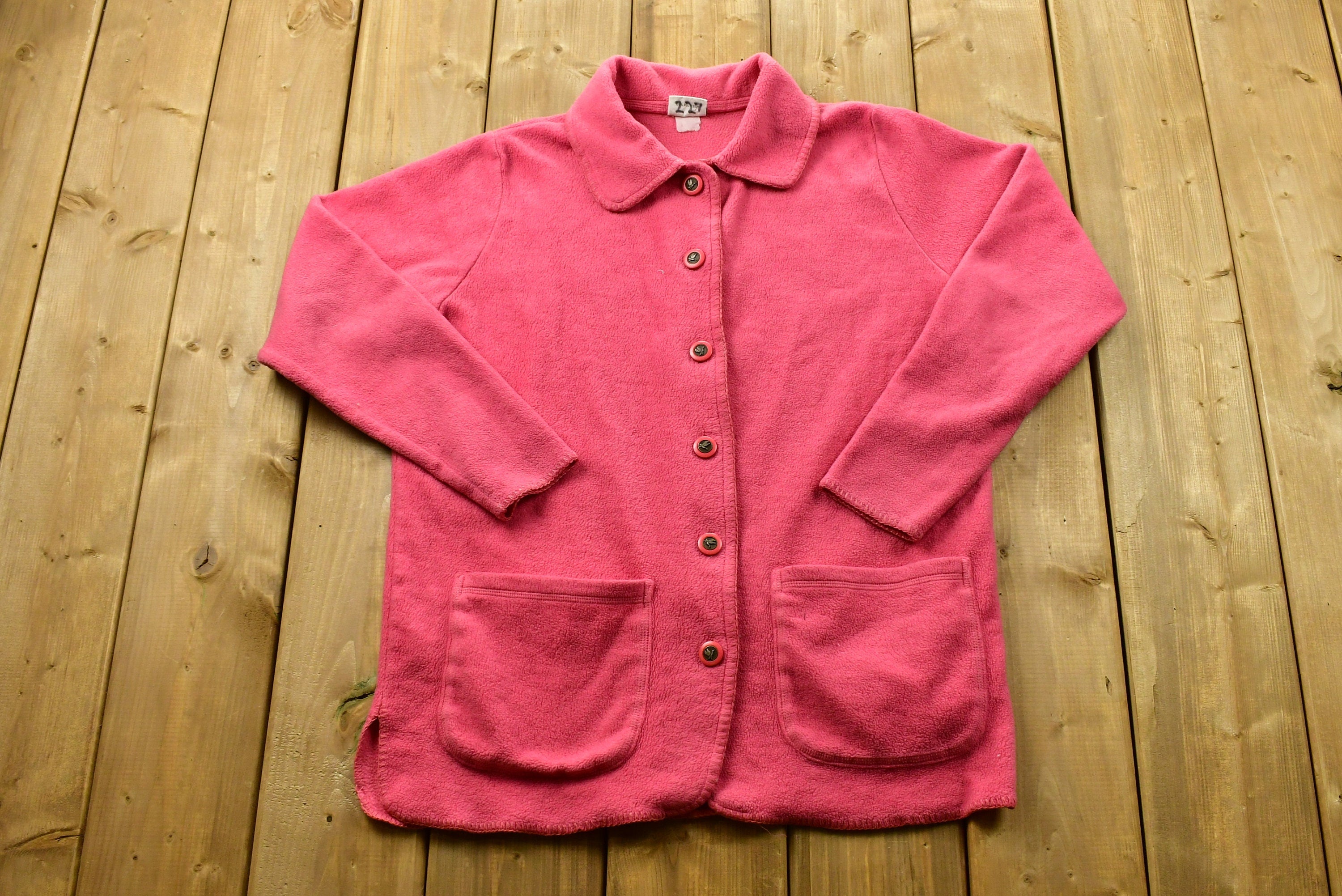 Vintage 1990's Cottage Cove Blank Button Down Sweatshirt