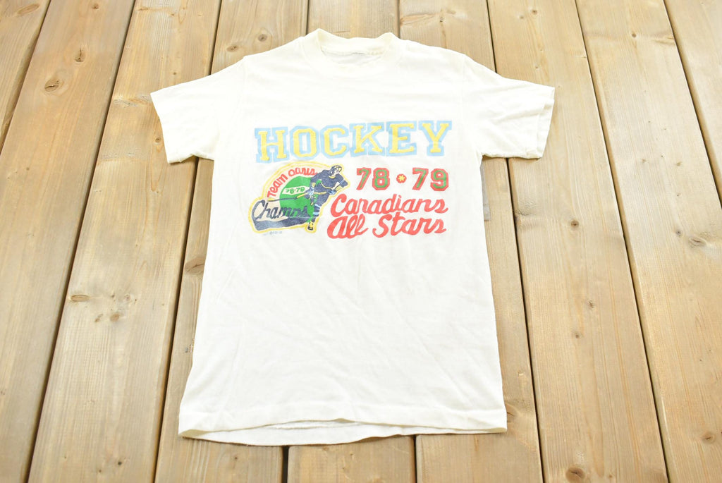 Vintage 1986 Hockey Canadian All Stars T-Shirt Youth L