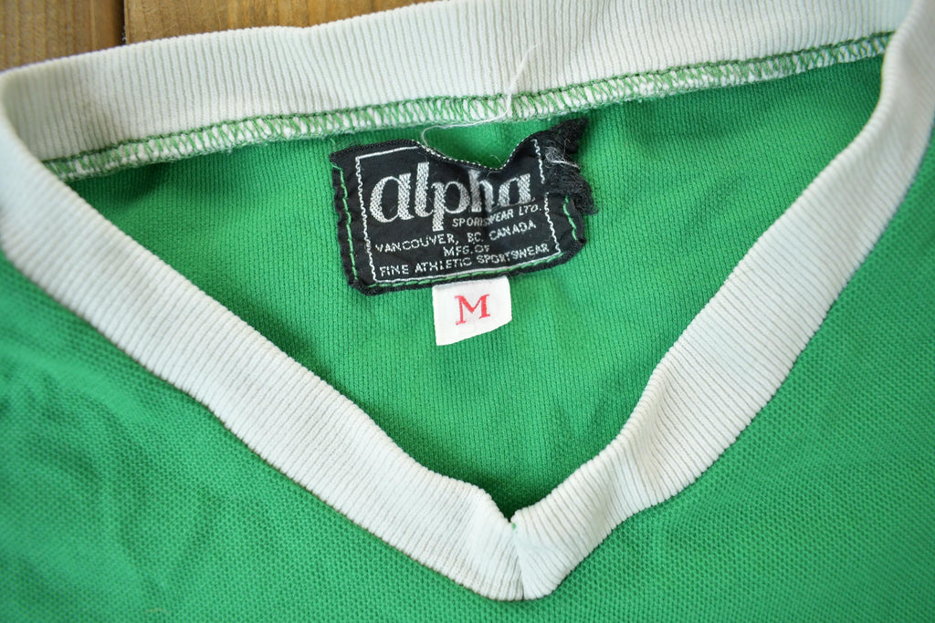 Vintage 1970s #7 MVB Alpha Jersey  Sportswear  Made In Canada  True Vintage  Streetwear