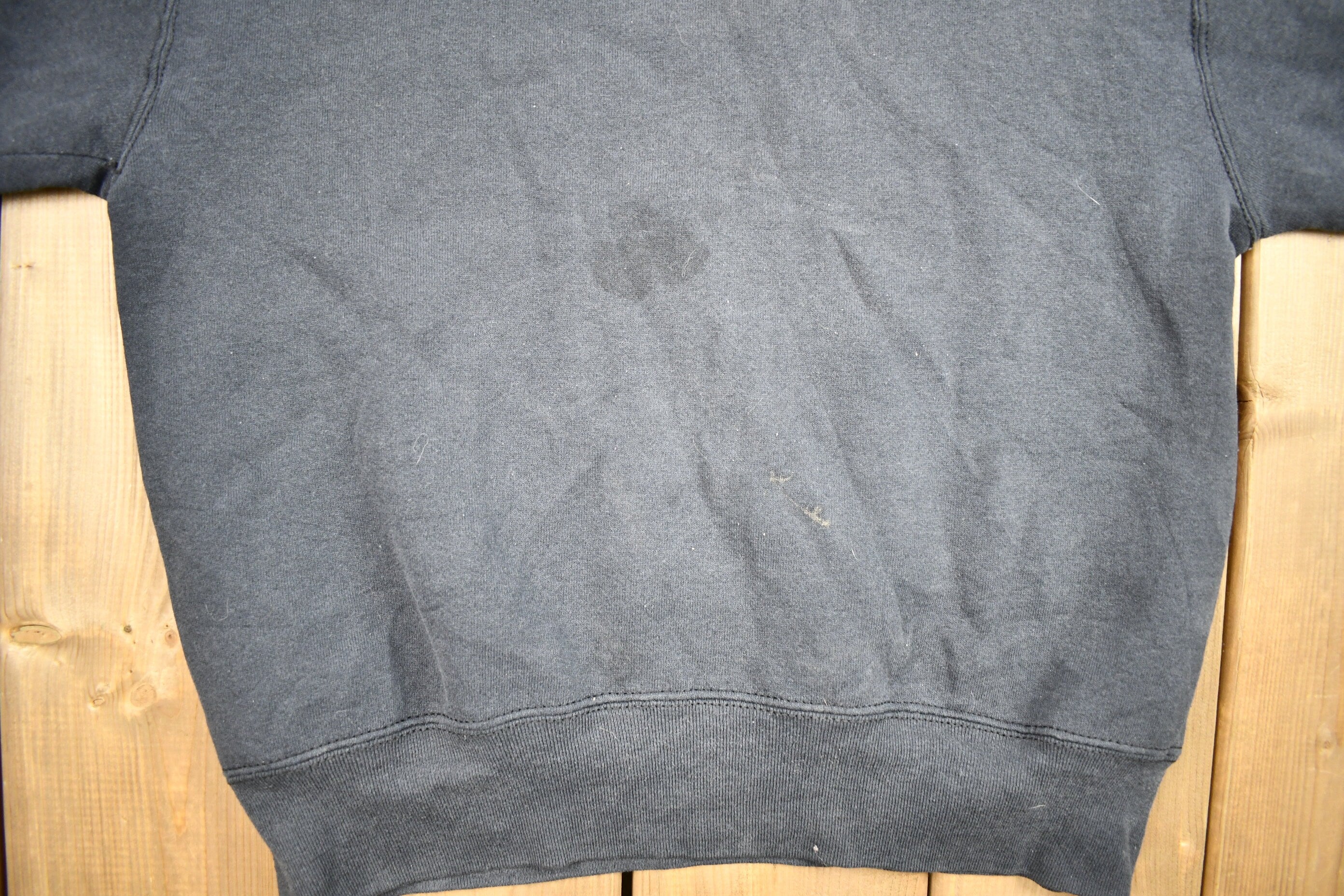 Vintage 1990s BVD Blank Black Crewneck Sweatshirt