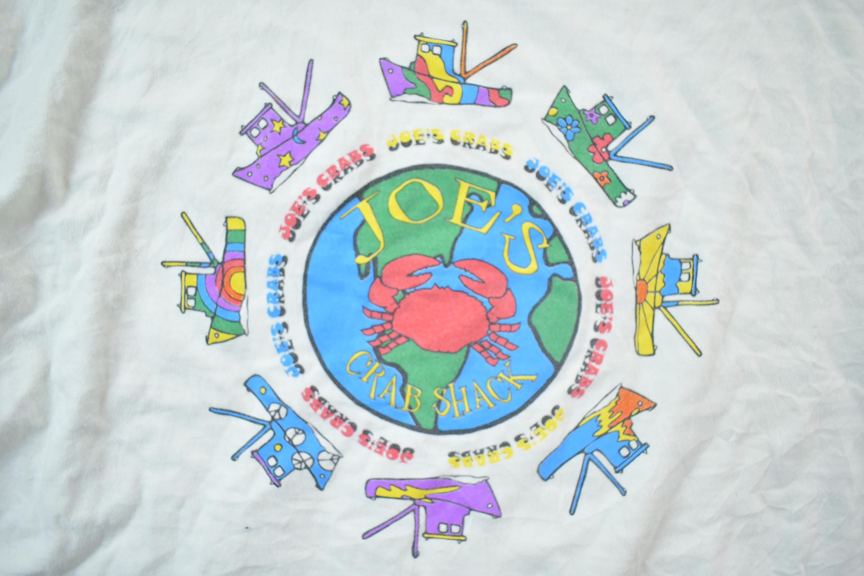 Vintage 1990s Joes Crab Shack Souvenir T-Shirt