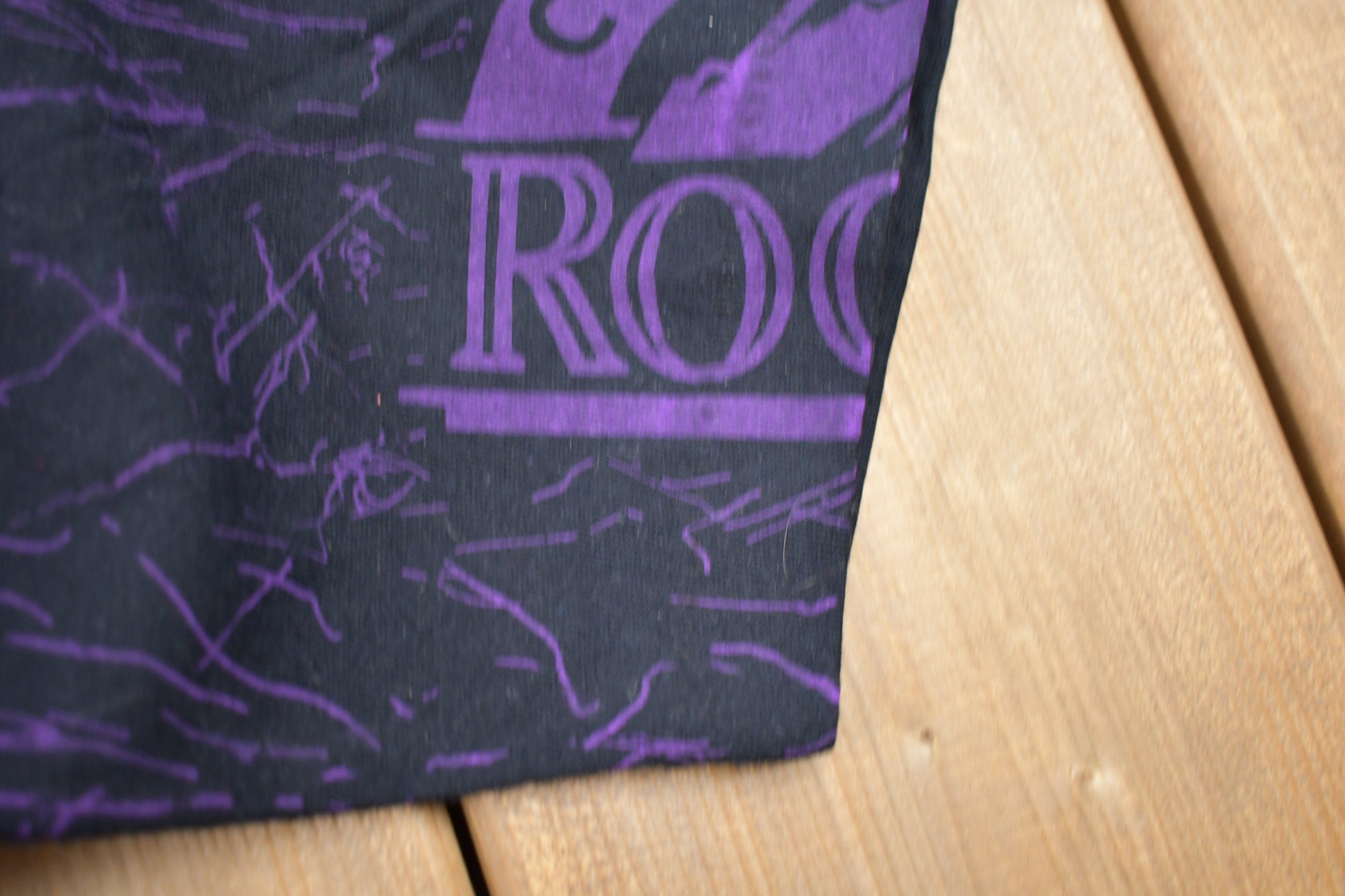Vintage 1990s Colorado Rockies MLB Salem All Over Print Graphic T-Shirt