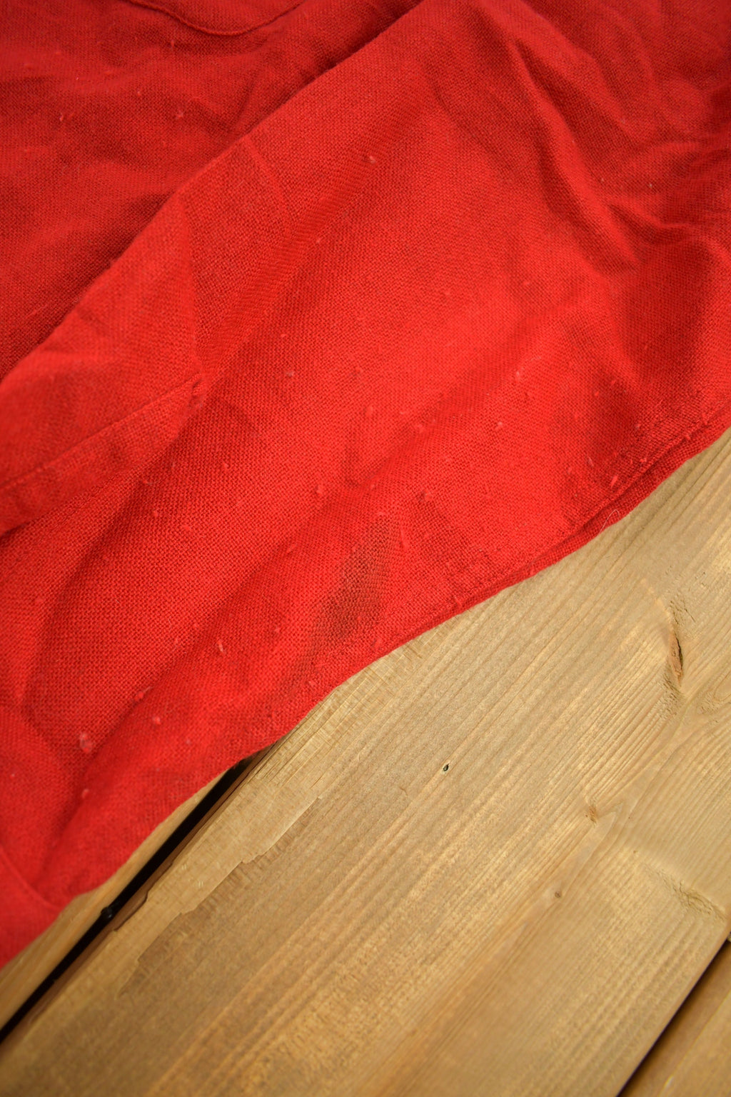 Vintage 1970s Sandy Mac Donald Red Button Up Shirt