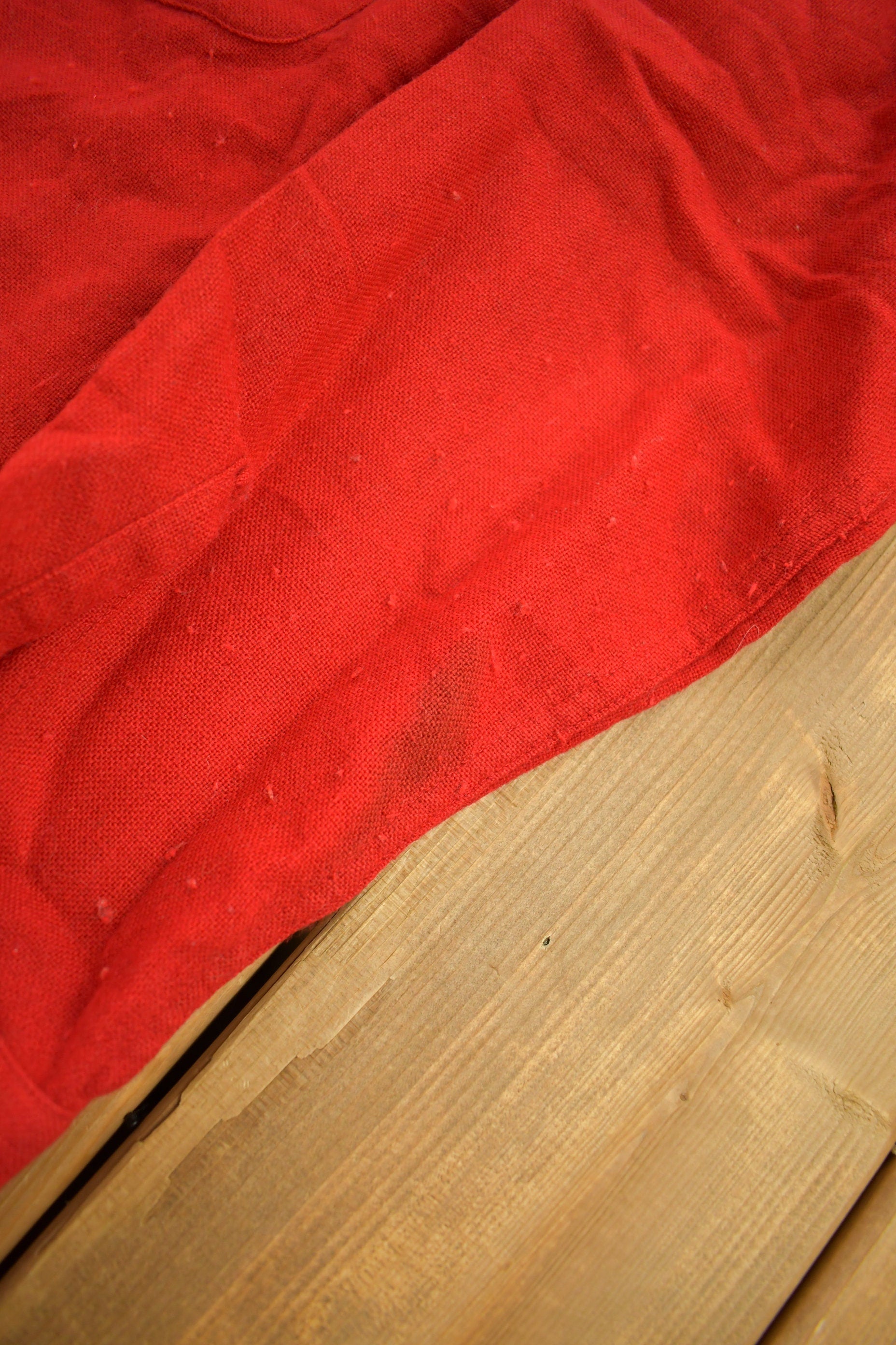 Vintage 1970s Sandy Mac Donald Red Button Up Shirt