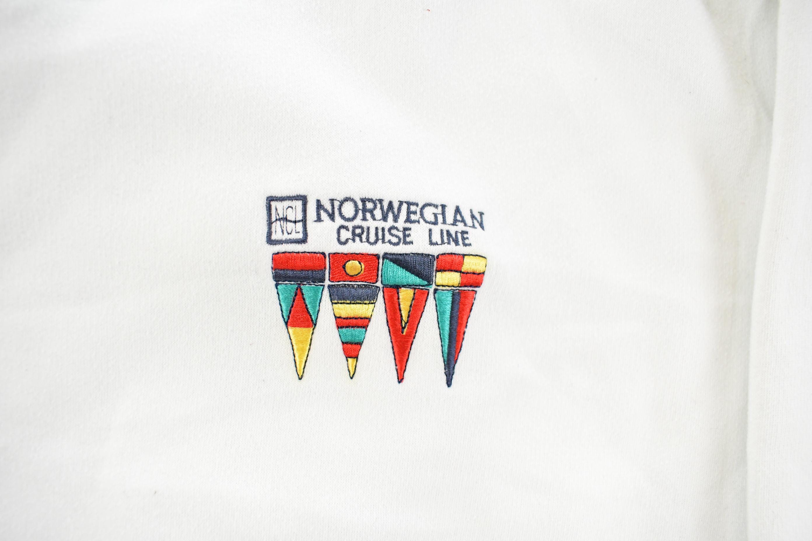 Vintage 1990s Norwegian Cruise Lines Crewneck Sweatshirt Men's XL