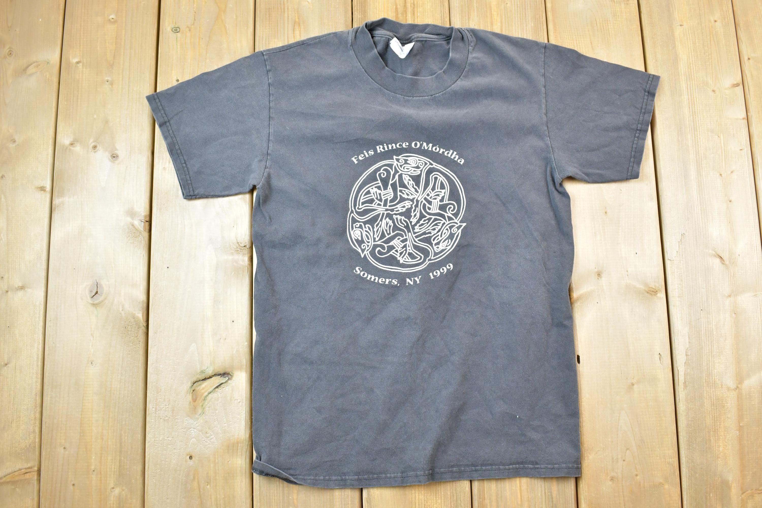 Vintage 1999 Feis Rince O Mordha Sommers New York Irish Souvenir T-Shirt