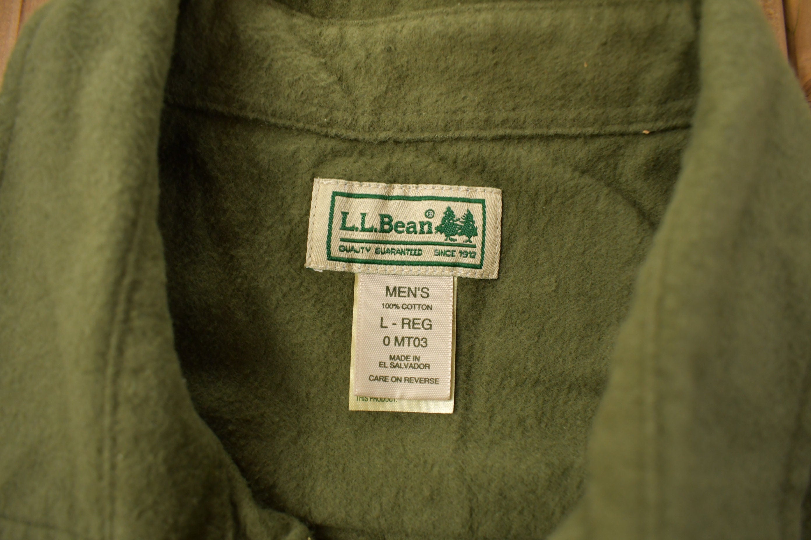 Vintage 1990s L.L. Bean Blank Button Up Shirt