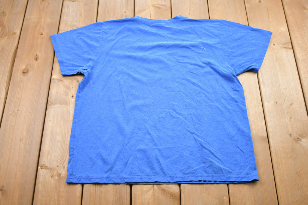 Vintage 1990s Lilies Embroidered Graphic T-Shirt