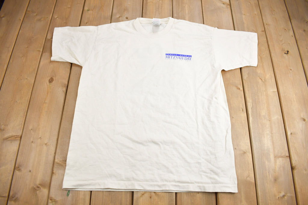 Vintage 1997 Mitzvah Day Graphic T Shirt