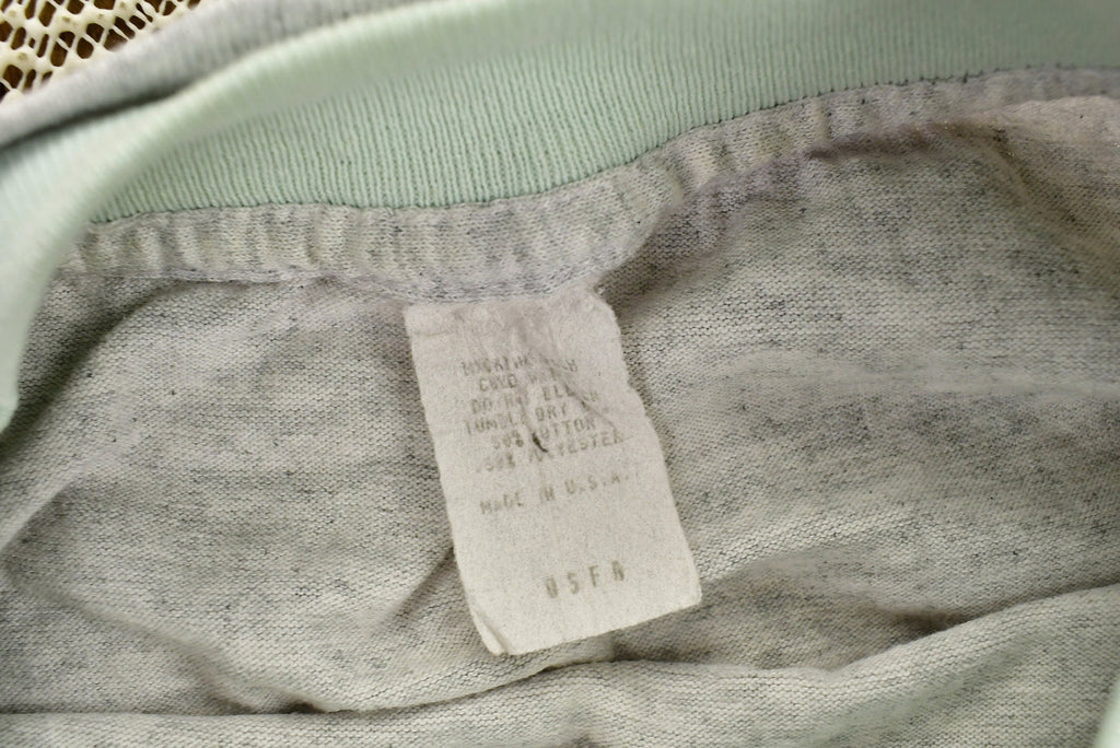 Vintage 1990s University of France Collegiate T-Shirt  Americana  Sportswear  Athleisure  Made In USA  Crop Top  Single Stitch