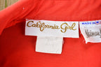 Vintage 1960s Neiman Marcus Women's Pleated Short Sleeve Blank Button Up Shirt