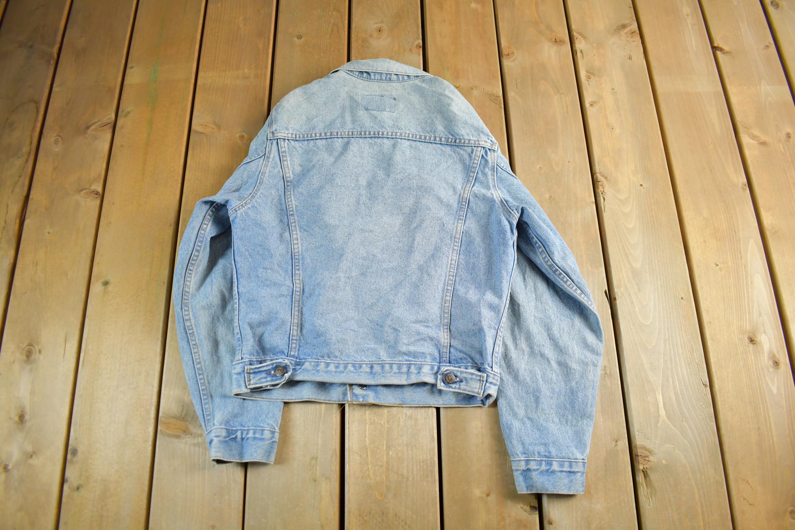 Vintage 1980s Levi's Denim Jean Trucker Jacket Adult 20