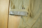 Vintage 1970s 1980s Army Military Button Down Rain Jacket Overcoat Men's Large