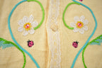 Vintage 1990s Cute Floral Theme Knit Cardigan