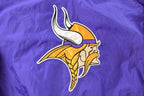 Vintage 2000s Minnesota Vikings NFL Pullover Windbreaker Jacket Men's Medium