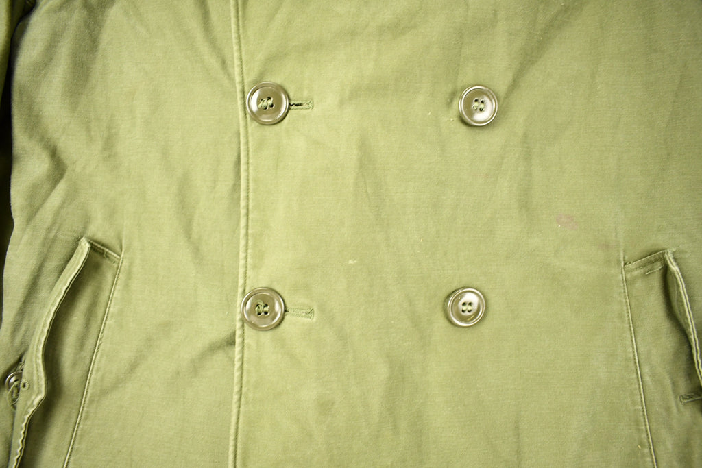 Vintage WW2 Military Button Up Trench Coat