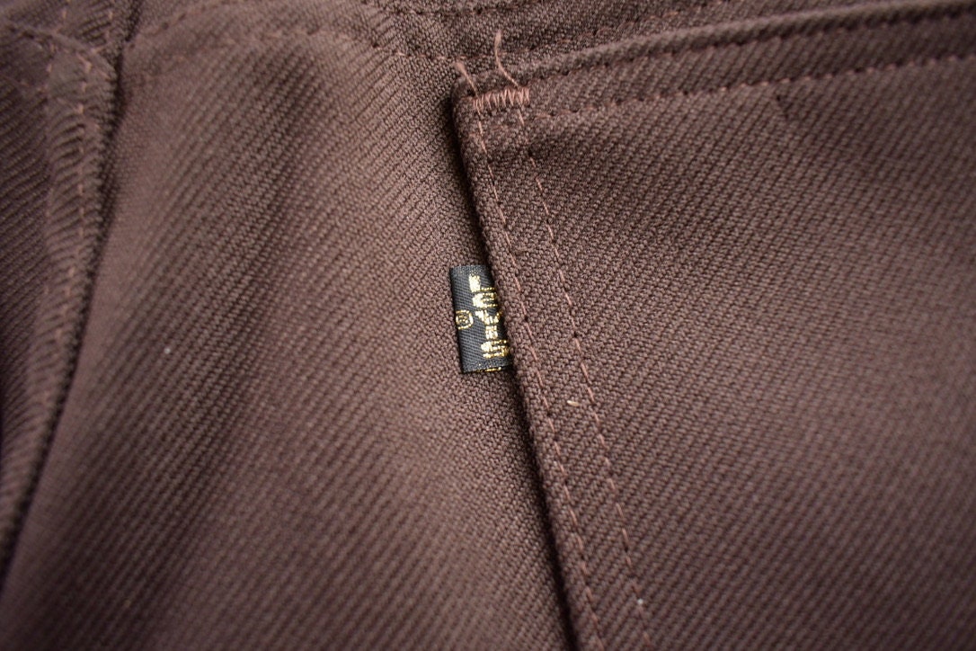 Vintage 1970s Levi's Trousers Made In USA Size 34x32