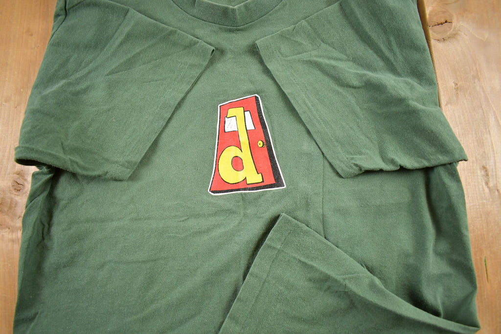 Vintage 1990s D Skateboarding Brand Graphic T Shirt  Vintage T Shirt  Streetwear  Graphic Tee  Single Stitch  Skate Tee