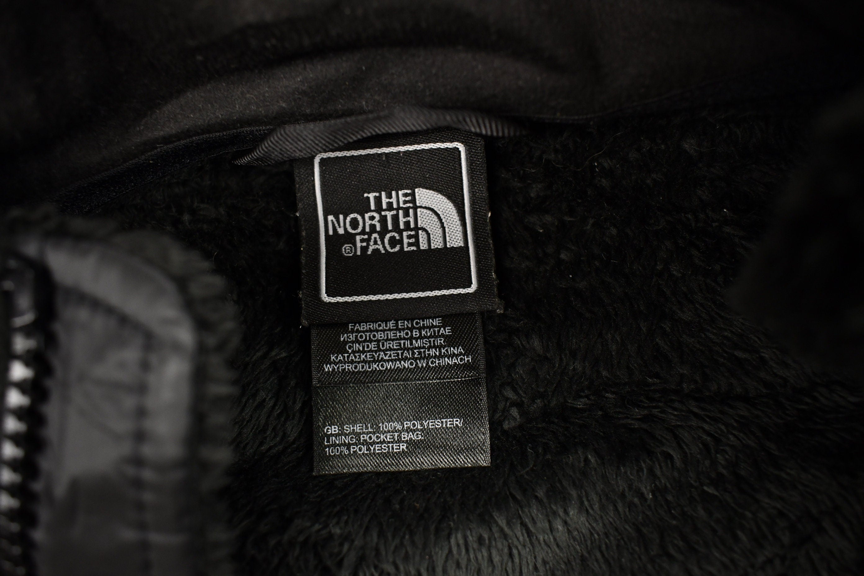 Vintage 1990s The North Face Womens Black Fleece Sweater