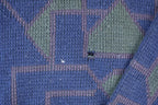 Vintage 1990s Club International Knit Abstract Pattern Crewneck Sweater Made In 90s Crewneck