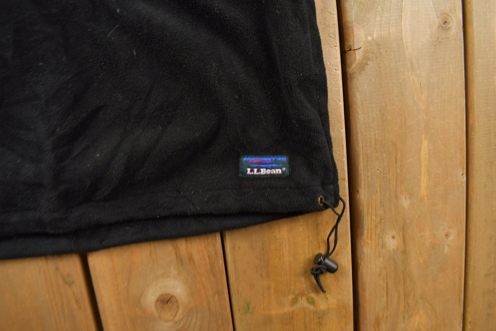 Vintage 1990s LL Bean Polartec Windbloc Half Zip Fleece Sweatshirt