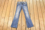Vintage Deadstock Y2K Miss Me Bedazzled Low Rise Jeans Women's Size 26x31