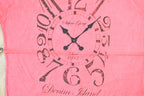 Women Vintage Vigoss Y2K Time goes On T-Shirt / Vigoss Grunge Skull Print / Contrast Stitch / Internet Famous Clothing / Over Dyed