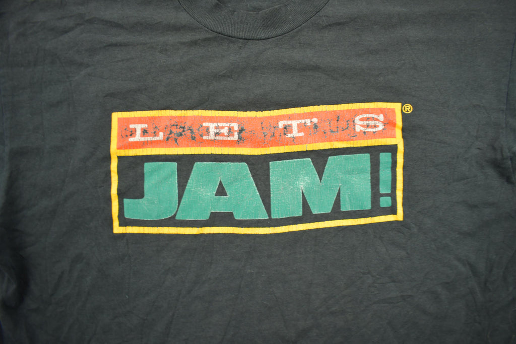 Vintage 1990s Let's Jam Single Stitch Graphic T-Shirt Made In USA