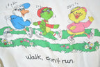 Vintage 1980s Youth Suzy Zoo Walk Don't Run Crewneck Sweatshirt Youth S