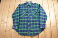 Vintage 1980s Pine Grove Quilt Lined Plaid Button Up Shirt