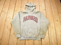 Vintage 1980s Harvard University Collegiate Raglan Hoodie