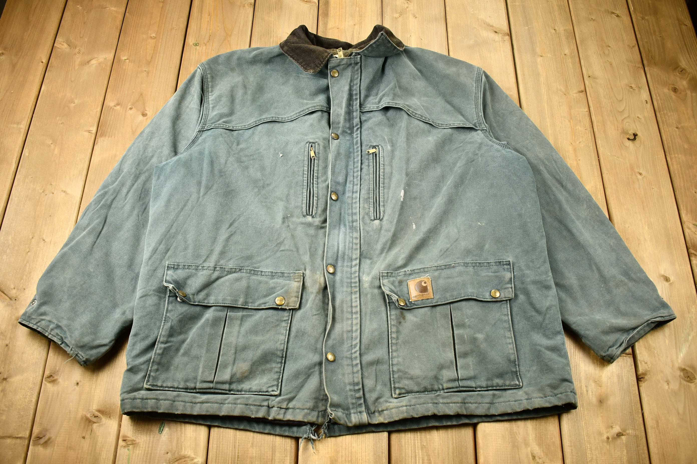 Vintage 1990s Distressed Carhartt Work Jacket