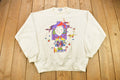 Vintage 1990s Christmas Theme Crewneck Sweatshirt