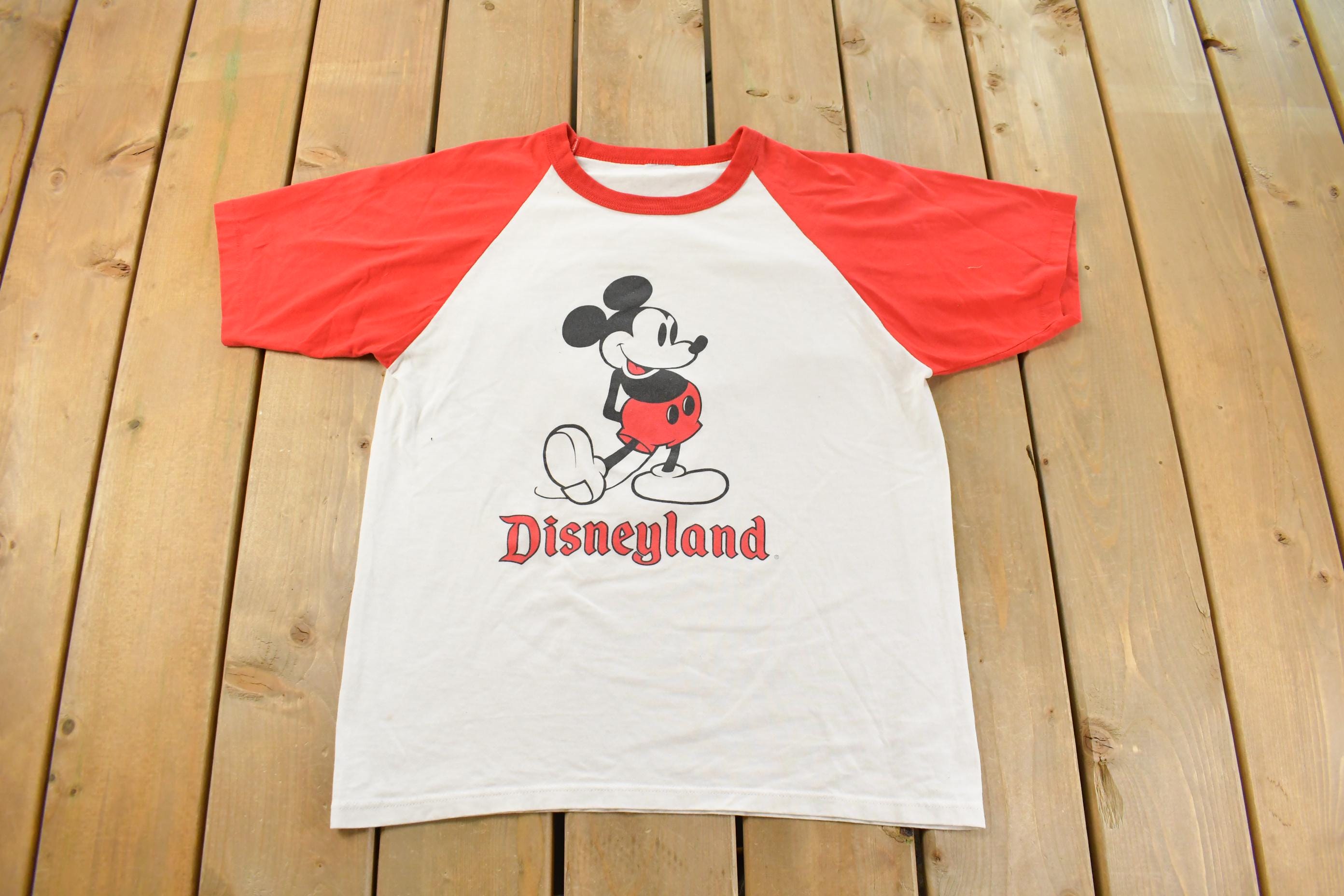 Vintage 1990s Mickey Mouse Disneyland Promo T-Shirt Men's Large