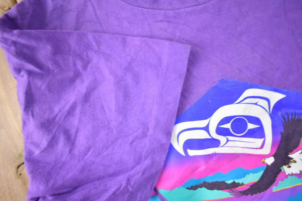 Vintage 1990s Vancouver Canada Souvenir Travel T Shirt Made In Canada