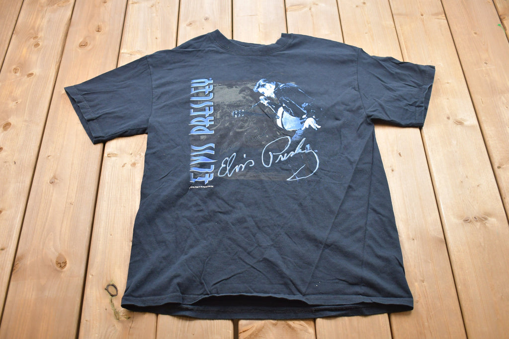 Vintage 2001 Elvis Presley T-shirt Band Tee King of Rock