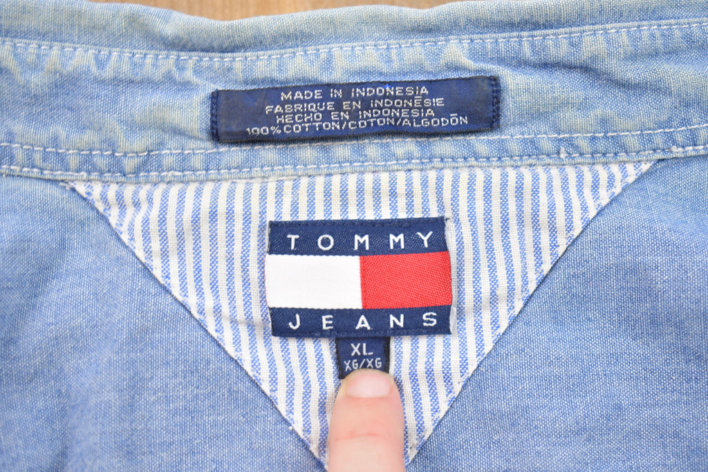 Vintage 1990s Tommy Jeans Button Up Shirt