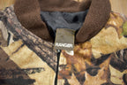 Vintage 1990s Ranger Forest Camouflage Zip Up Jacket
