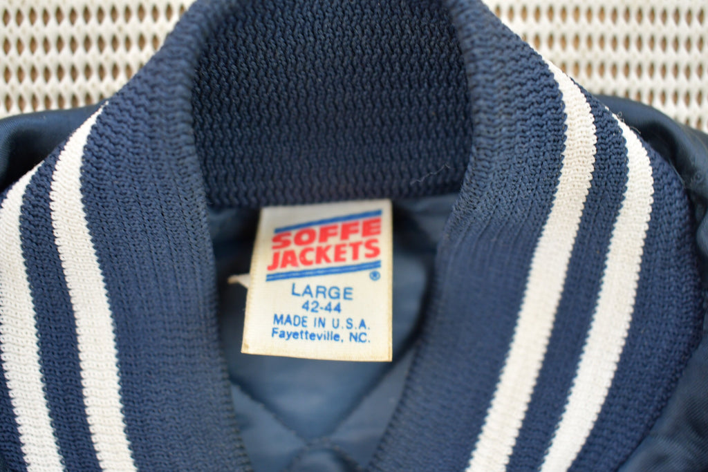Vintage 1990s USS Iowa Satin Bomber Jacket