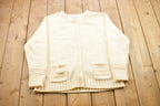 Vintage 1990s Knitted Button Up Sweater