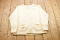 Vintage 1990s Knitted Button Up Sweater / Vintage 90s Cardigan / Basic Knit Button Up / Grandma Sweater / Sweatshirt / Blank Knit