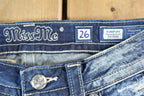 Vintage Y2K Miss Me Bedazzled Low Rise Skinny Jeans Size 26x31