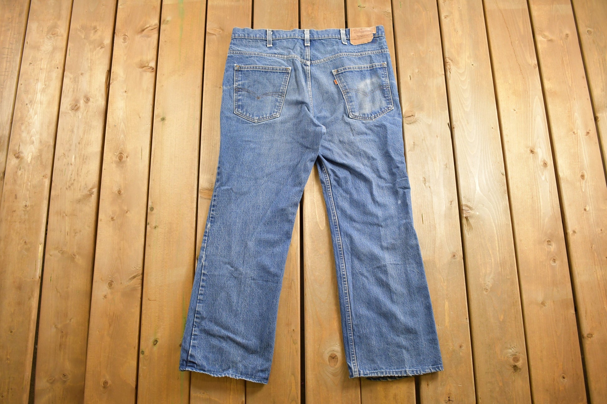 Vintage 1980s Levi's Orange Tab Jeans Size 36 x 27