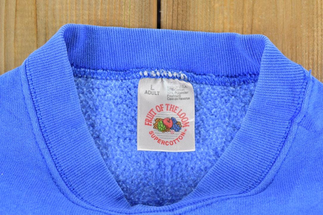 Vintage 1990s Plainview Minnesota Schools Souvenir Heavyweight Crewneck Sweatshirt